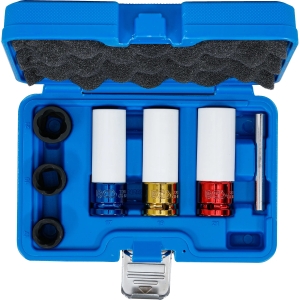 Protective Impact & Twist Socket Set 17–21 mm, 7 pcs (1/2")