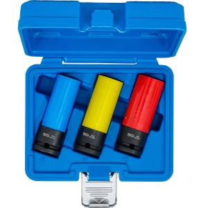 Protective Impact Socket Set 17 / 19 / 21 mm, 3 pcs (1/2")