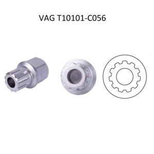 Bit tubular pentru piulițe antifurt VAG as T10101-C