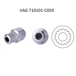 Bit tubular pentru piulițe antifurt VAG as T10101-C