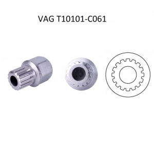 Bit tubular pentru piulițe antifurt VAG as T10101-C
