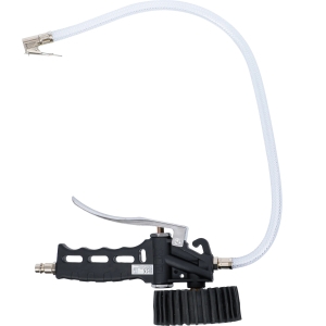 Pistol pneumatic pentru umflat anvelope cu manometru de 80 mm, 0–12 bar