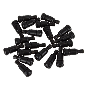 Universal Black Metal Tyre Valves, 42 mm, 20 pcs