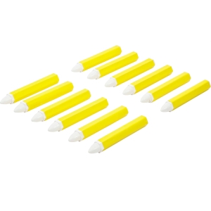 White Grease Marking Pencils, 12 pcs