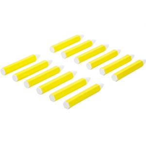 White Grease Marking Pencils, 12 pcs