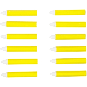 White Grease Marking Pencils, 12 pcs