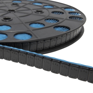 1,200 Adhesive Wheel Balancing Weights on Roll, 5 g Each, Black