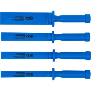 4-Piece Plastic Scraper Set, 19–38 mm
