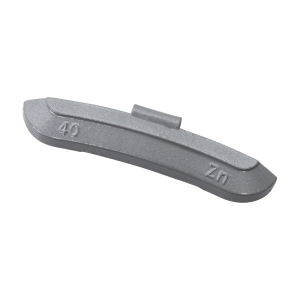 Greutăți de echilibrare din zinc cu clemă pentru jante din oțel, 50 x 40 g