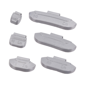 600-Piece Clip-On Wheel Balancing Weight Set for Steel Wheels, 5–30 g