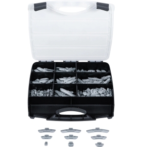 320-Piece Zinc Wheel Balancing Weight Assortment for Steel Wheels
