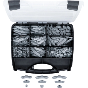 320-Piece Zinc Wheel Balancing Weight Assortment for Steel Wheels
