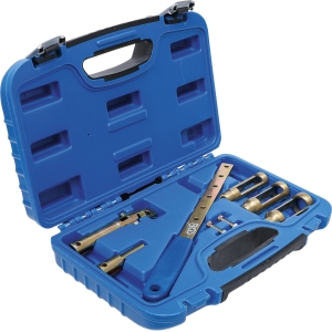 Universal Cylinder Head-Mounted Valve Spring Compressor, 7-Piece