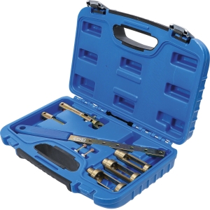 Universal Cylinder Head-Mounted Valve Spring Compressor, 7-Piece