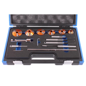 Valve Seat Cutter Set for Hardened and Standard Seats, 28–65 mm