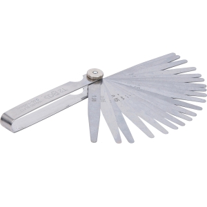 Precision Feeler Gauge with 20 Tapered Blades, 0.05–1.0 mm