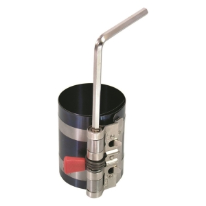 Split Piston Ring Compressor Band, Ø 57–125 mm, Height 80 mm