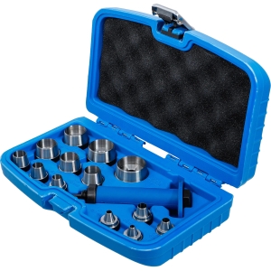 Hollow Punch Set, 5–35 mm, 14-Piece