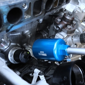 Socket for Piston Cooling Shut-Off Valve, Mercedes OM654, OM656, as W654589000900