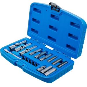 Set de chei tubulare pentru bujii incandescente standard și PSG, 18 piese