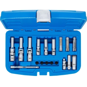 Set de chei tubulare pentru bujii incandescente standard și PSG, 18 piese