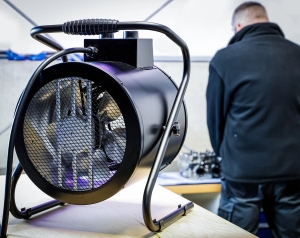 Electric Fan Heater, 9 kW, 400 V, 780 m³/h, 80 m²