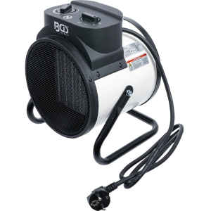 Ceramic Electric Fan Heater, 3 kW, 230 V, 220 m³/h, 25–35 m²
