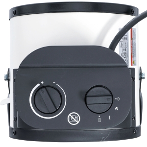 Ceramic Electric Fan Heater, 3 kW, 230 V, 220 m³/h, 25–35 m²