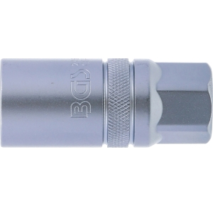 Tubulară magnetică hexagonală pentru bujii, 21 mm, 1/2"