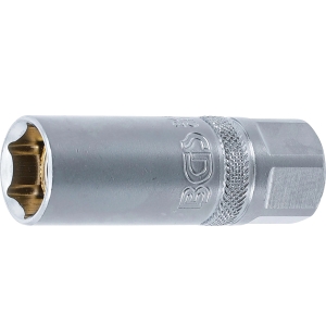 Tubulară magnetică hexagonală pentru bujii, 16 mm, 1/2"