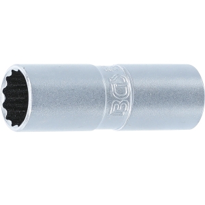 Spark Plug Socket with Rubber Retainer, 16/21 mm, 12-Point, 1/2" Drive
