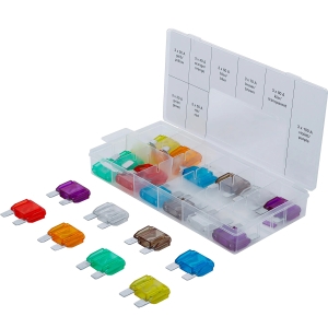 Maxi Automotive Fuse Assortment, 20–100 A, 24-Piece