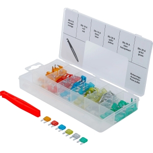 MINI Automotive Fuse Assortment, 5–30 A, 121-Piece
