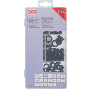Set garnituri metrice de trecere din cauciuc, 180 piese