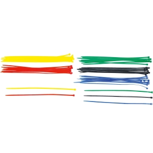 Комплект цветни кабелни превръзки 4,8 x 300 mm – 50 бр.