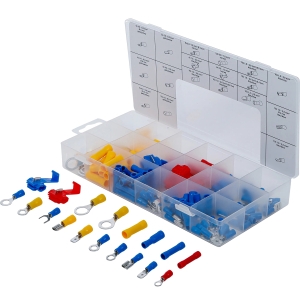 Set papuci și conectori electrici – 160 piese