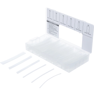 Set tuburi termocontractabile transparente, 150 bucăți