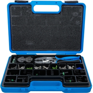 Ratcheting Crimping Tool Set with Waterproof Connectors, 220-Piece
