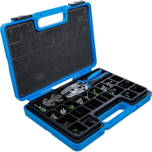 Ratcheting Crimping Tool Set with Waterproof Connectors, 220-Piece