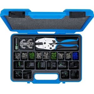 Ratcheting Crimping Tool Set with Waterproof Connectors, 220-Piece