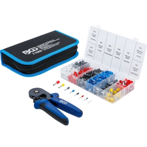 Clește autoreglabil pentru sertizat ferule 0,25–10 mm² cu set de ferule