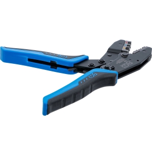 Clește de sertizat cu clichet pentru conectori izolați 0,5–6 mm²