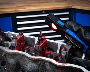 Foldable COB-LED Workshop Light with Magnet and Hook
