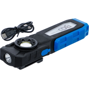 Foldable COB-LED Workshop Light with Magnet and Hook