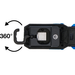 Foldable COB-LED Workshop Light with Magnet and Hook