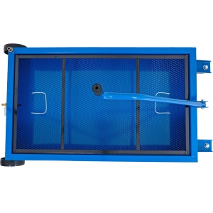 Mobile Oil Drip Pan with Drain Valve, 55 L