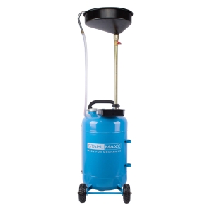 Mobile Waste Oil Drainer with Pneumatic Emptying, 70 L