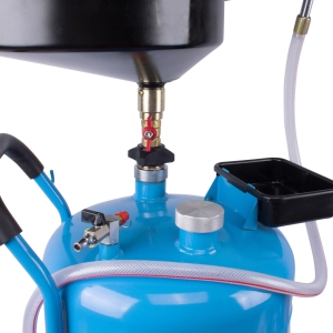 Mobile Waste Oil Drainer with Pneumatic Emptying, 70 L