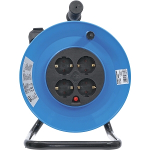 Cable Reel 25 m, 3 × 1.5 mm², 4 Sockets, IP20