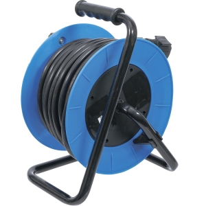 Cable Reel 15 m, 3 × 1.5 mm², 4 Sockets, IP20